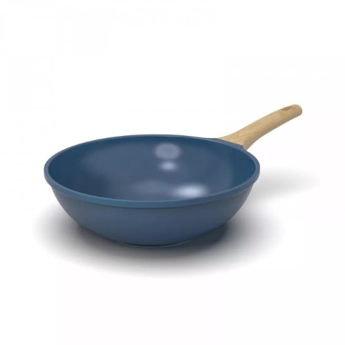 L'incroyable wok 28cm - Couleur myrtille